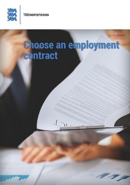 Pisipilt Choose an employment contract